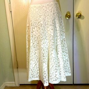 Isda & Co cotton lace skirt size 12